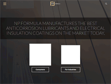 Tablet Screenshot of npformula.com